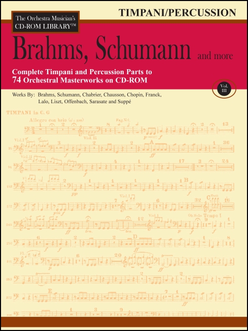 The Orchestra Musician's CD-ROM Library™, Volume 3 Timpani/Percussion