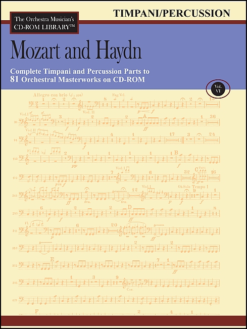 The Orchestra Musician's CD-ROM Library™, Volume 6 Timpani/Percussion - Click Image to Close