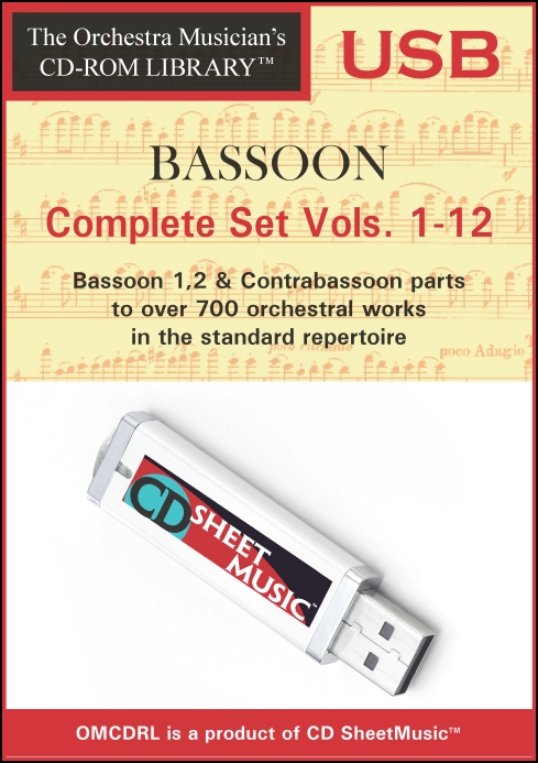 The Orchestra Musician's CD-ROM Library, Volumes 1-12 for Bassoon (Complete Set Vols. 1-12)