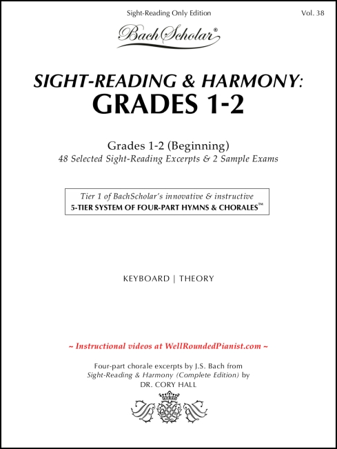 Sight-Reading & Harmony: Grades 1-2 (Beginning) for Keyboard - Click Image to Close