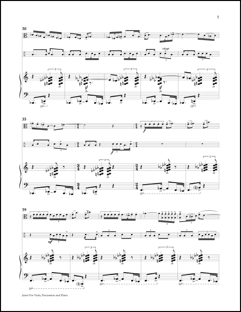 Jams! for viola, piano & percussion - Click Image to Close