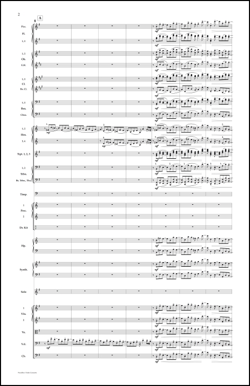 Woodbox Violin Concerto for violin & orchestra