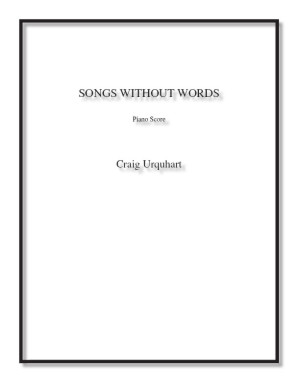 Songs Without Words for solo piano
