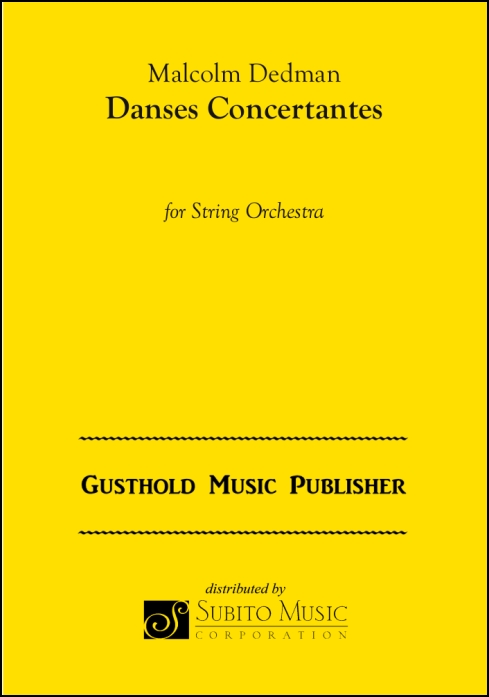 Danses Concertantes for String Orchestra - Click Image to Close