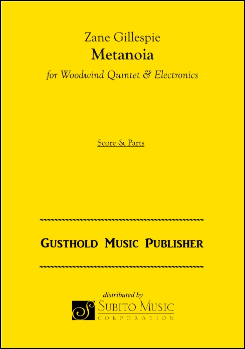 Metanoia for woodwind quintet and fixed-media electronics