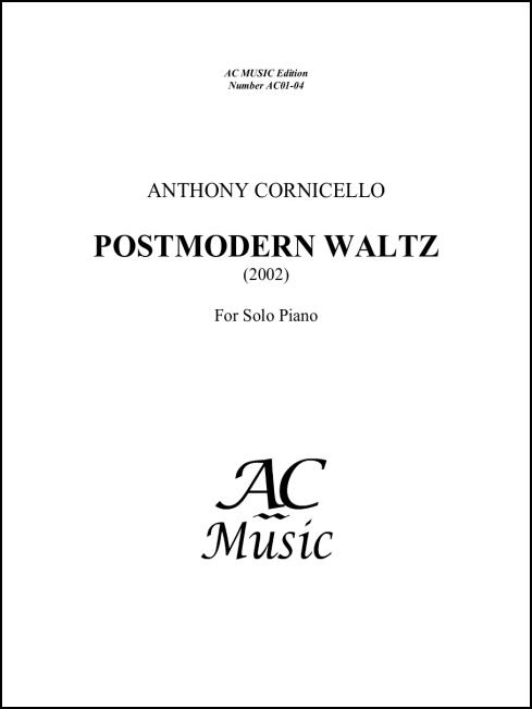 Post-Modern Waltz for Piano