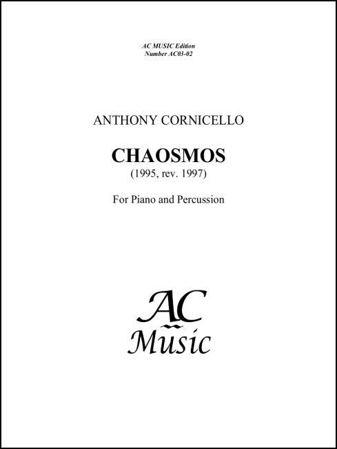 Chaosmos for Piano & Percussion