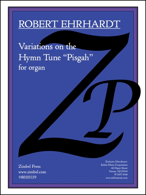 Variations on the Hymn Tune Pisgah for organ - Click Image to Close