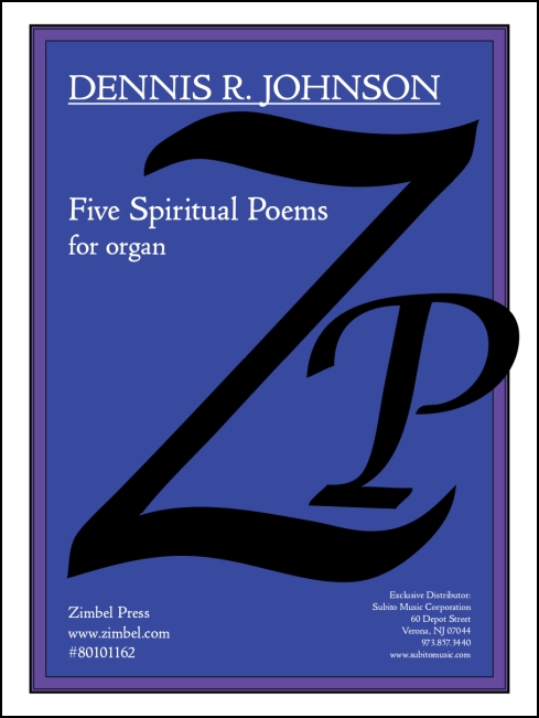 Spiritual Poems, Five for organ - Click Image to Close