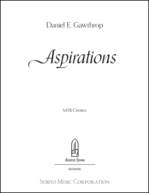 Aspirations for SATB a cappella