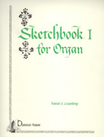 Sketchbook 1 for organ
