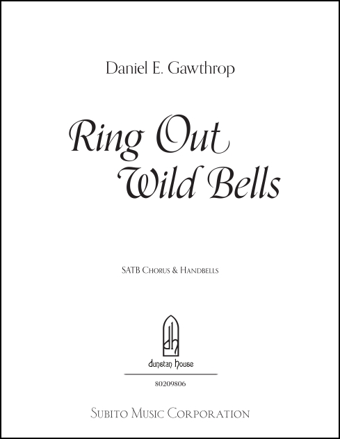 Ring Out Wild Bells for SATB & handbells (3 octave)