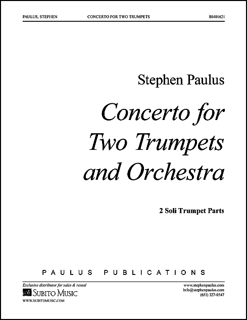 Concerto for Two Trumpets for 2 Trumpets & Orchestra
