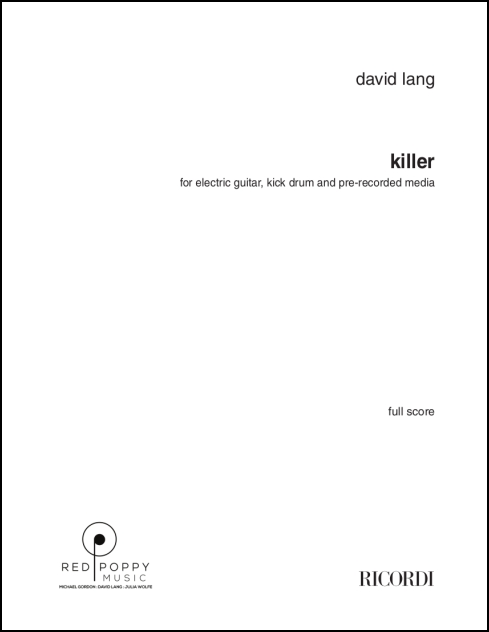 killer for electric violin, kick drum & pre-recorded audio