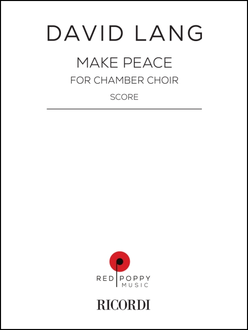 make peace for SATB chorus