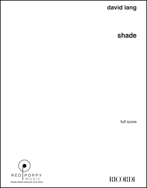 shade (study score) for Solo Violin, Solo Cello, Piano, Strings