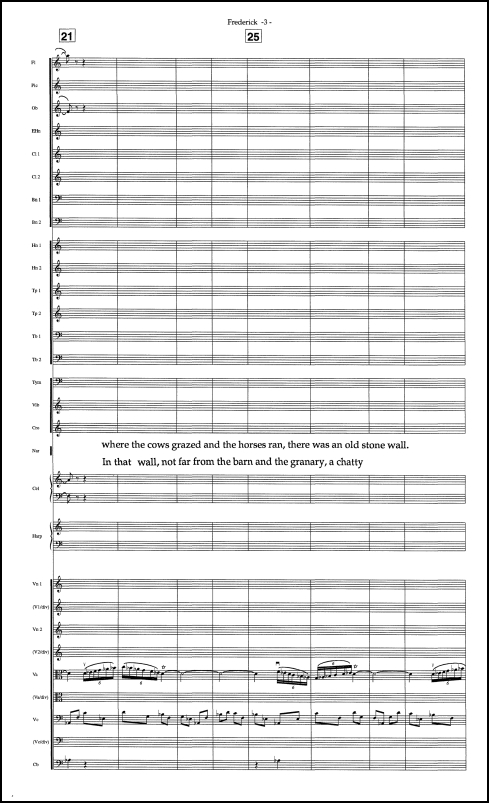 Frederick's Fables for narrator & orchestra - Click Image to Close