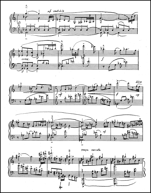 Wild Flowers (from Sonata-Fantasy ) for piano