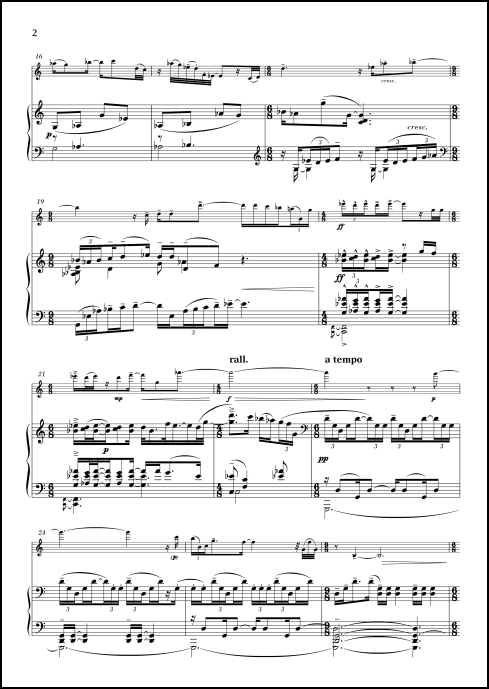 Blue Ridge Airs II for flute & piano
