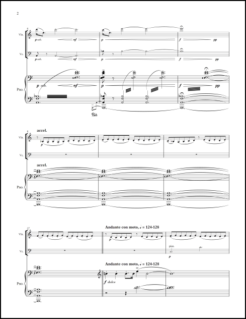 Piano Trio for violin, cello & piano - Click Image to Close