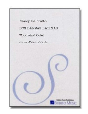 Dos Danzas Latinas for woodwind octet - Click Image to Close