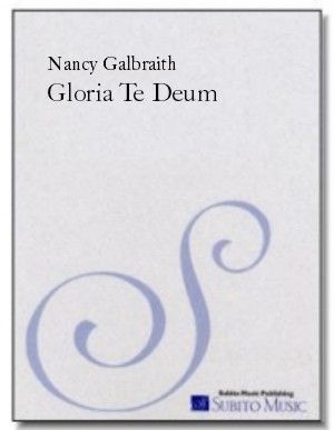 Gloria Te Deum for organ, trumpets & trombones - Click Image to Close
