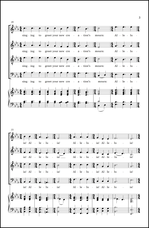 Christ, by Whose Death the Church on Earth Was Born for SATB chorus & organ - Click Image to Close
