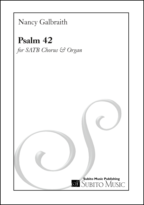 Psalm 42 for SATB Chorus & Organ