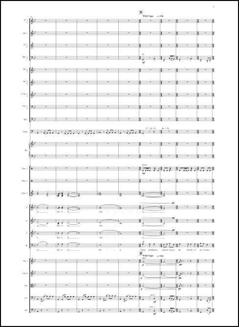 Cradle of Dreams for SATB chorus & orchestra