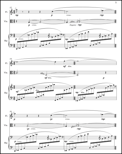 Dream Steps dance suite for flute, viola & harp - Click Image to Close