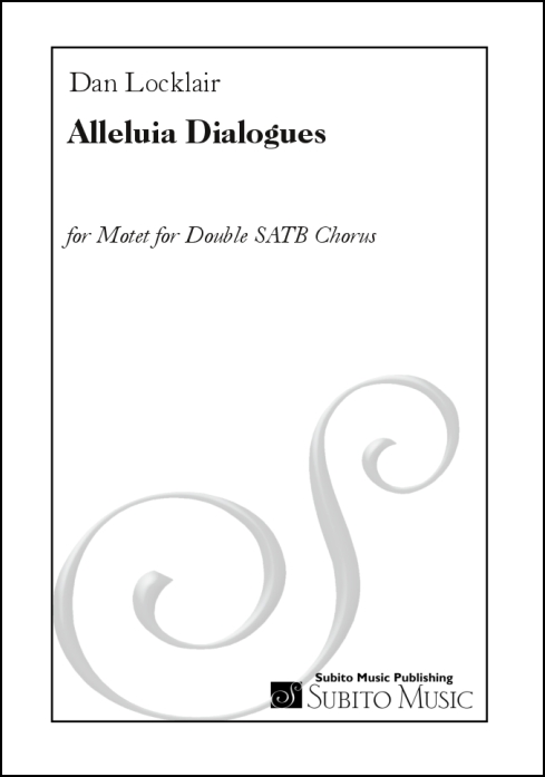 Alleluia Dialogues motet for double SATB chorus