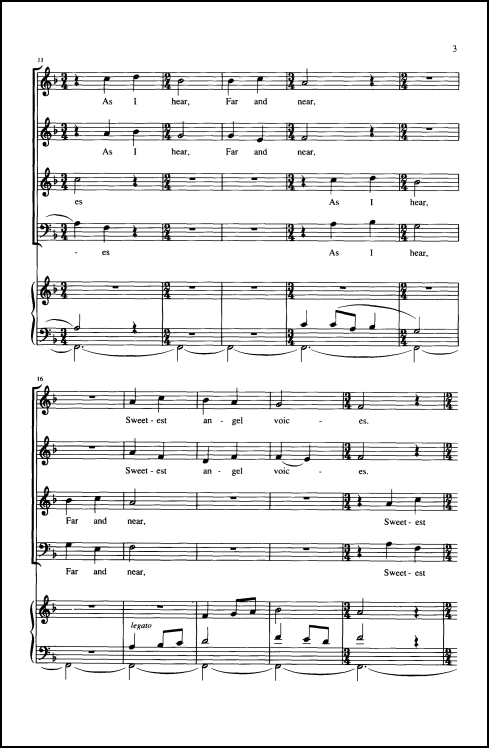 All My Heart this Night Rejoices for SATB chorus & organ - Click Image to Close