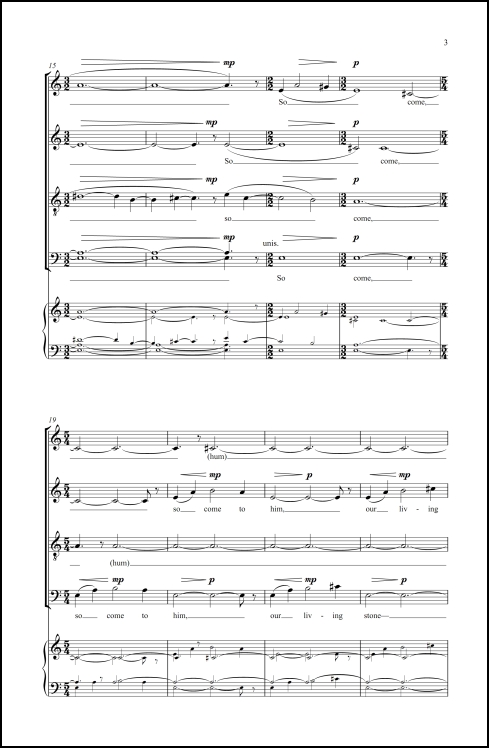 In the Sight of God for SATB chorus, a cappella