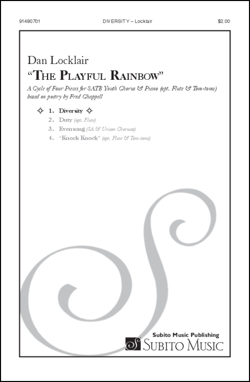 Diversity (from The Playful Rainbow) for SSA Chorus & Piano