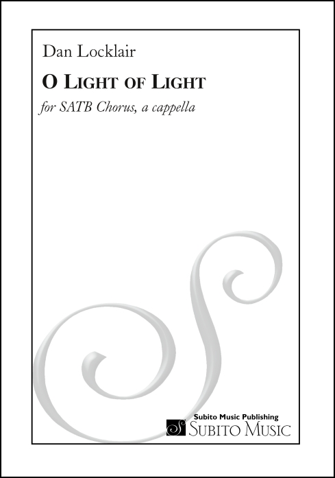 O Light of Light for S,T soli, SATB Chorus, a cappella