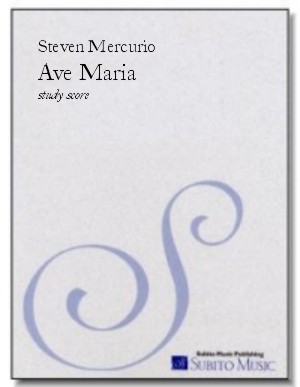 Ave Maria (F minor) for Medium Voice & Orchestra - Click Image to Close