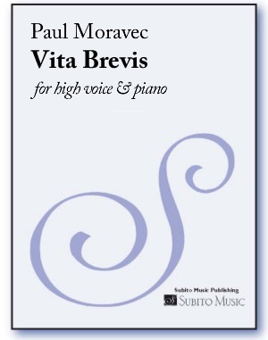 Vita Brevis for high voice & piano - Click Image to Close