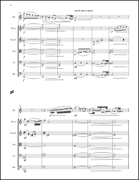 Oboe Sextet for oboe & string quintet - Click Image to Close