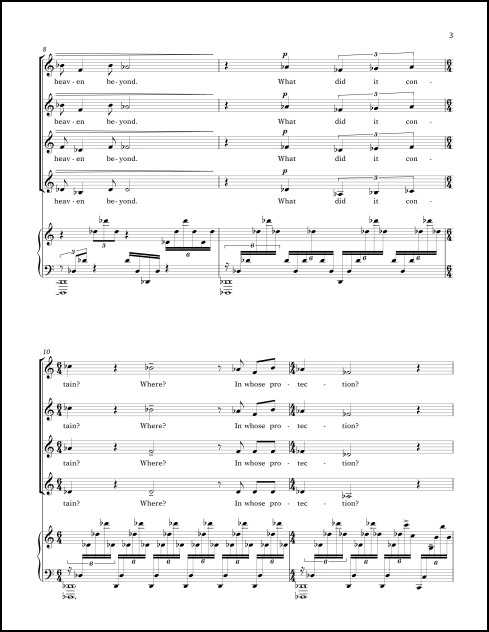 Creation Hymn for SSAA Chorus
