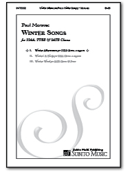 Winter Afternoons (from Winter Songs) for TTBB Chorus, a cappella