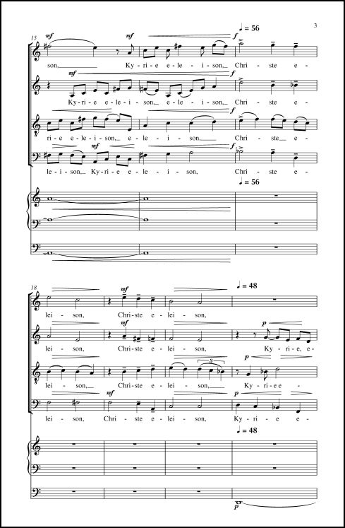 MASS in D for SATB Chorus & Organ