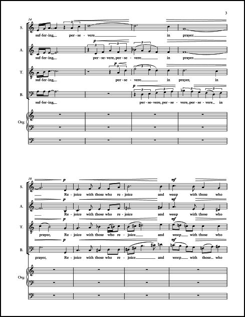 Rejoice in Hope for SATB Chorus & Organ