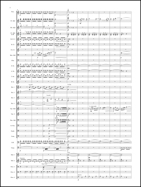 Alegría transcribed for wind ensemble by Mark Scatterday