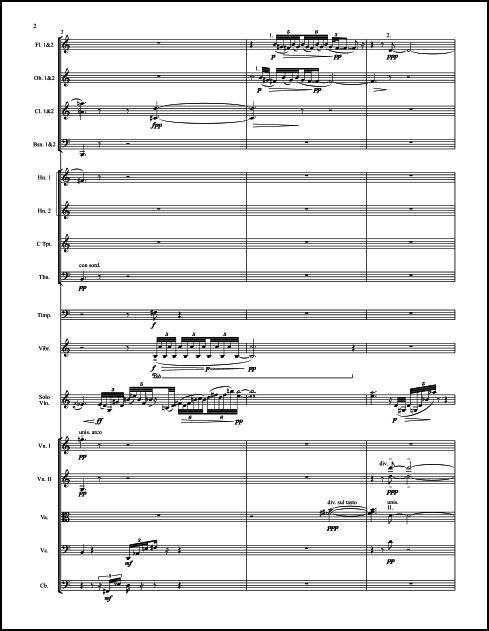 Rapsódico (reduction) for Violin & Orchestra