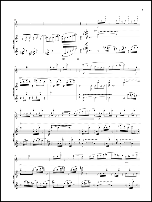 Concierto Caribe concerto for flute & orchestra (piano reduction)