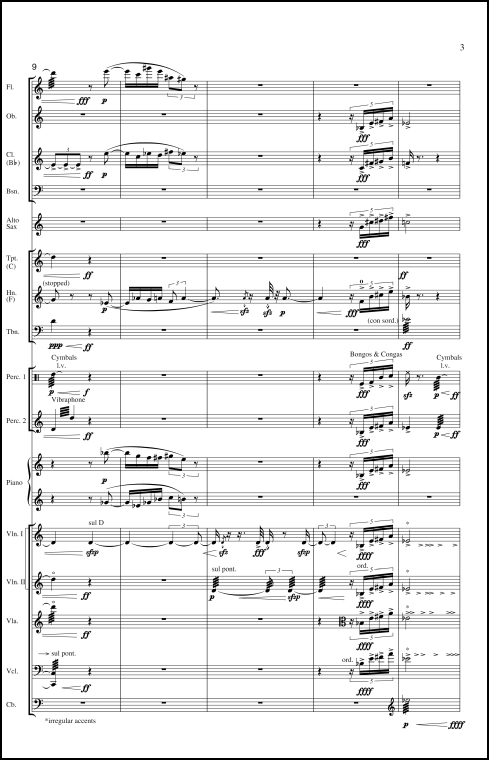 Cuentos for chamber orchestra