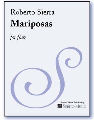 Mariposas for flute