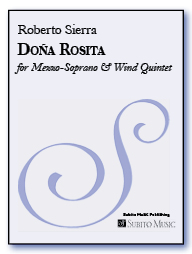 Doña Rosita for Mezzo-Soprano & Wind Quintet SET OF PARTS