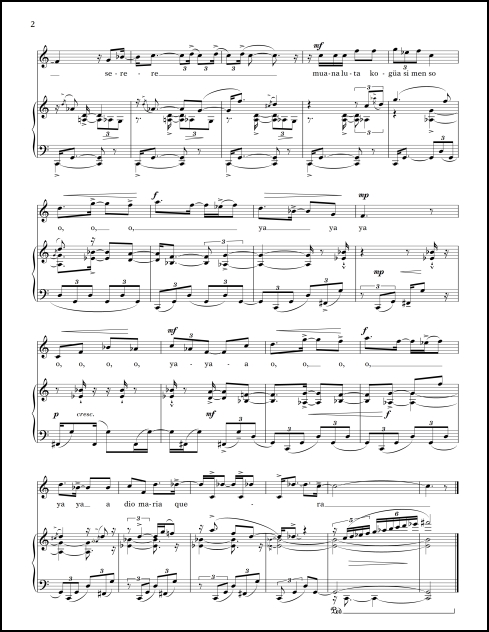 Conjuros for high voice & piano - Click Image to Close
