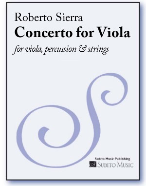 Concerto for Viola for viola, percussion & strings